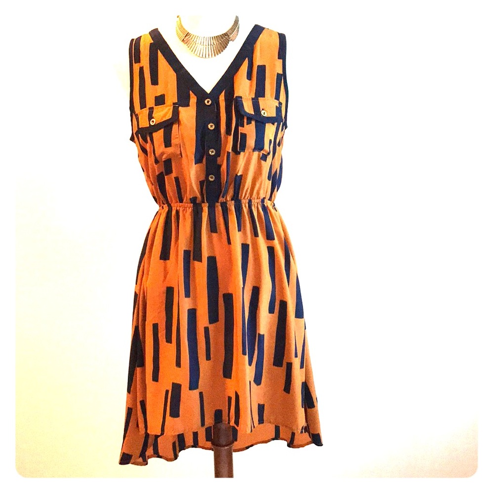 NWOT Sleeveless Shirtdress